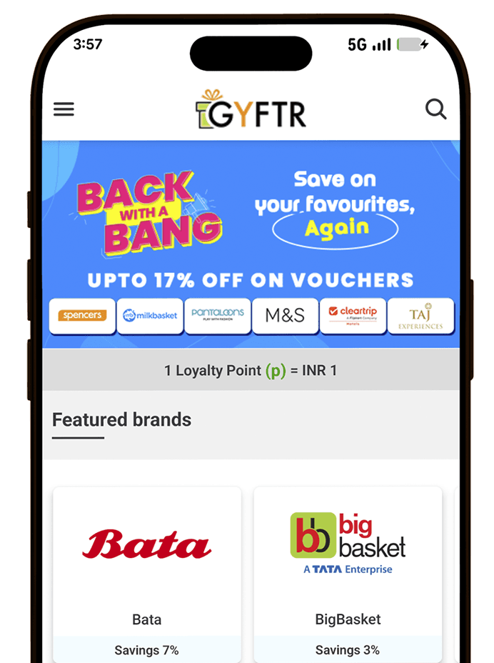 GyFTR mobile app